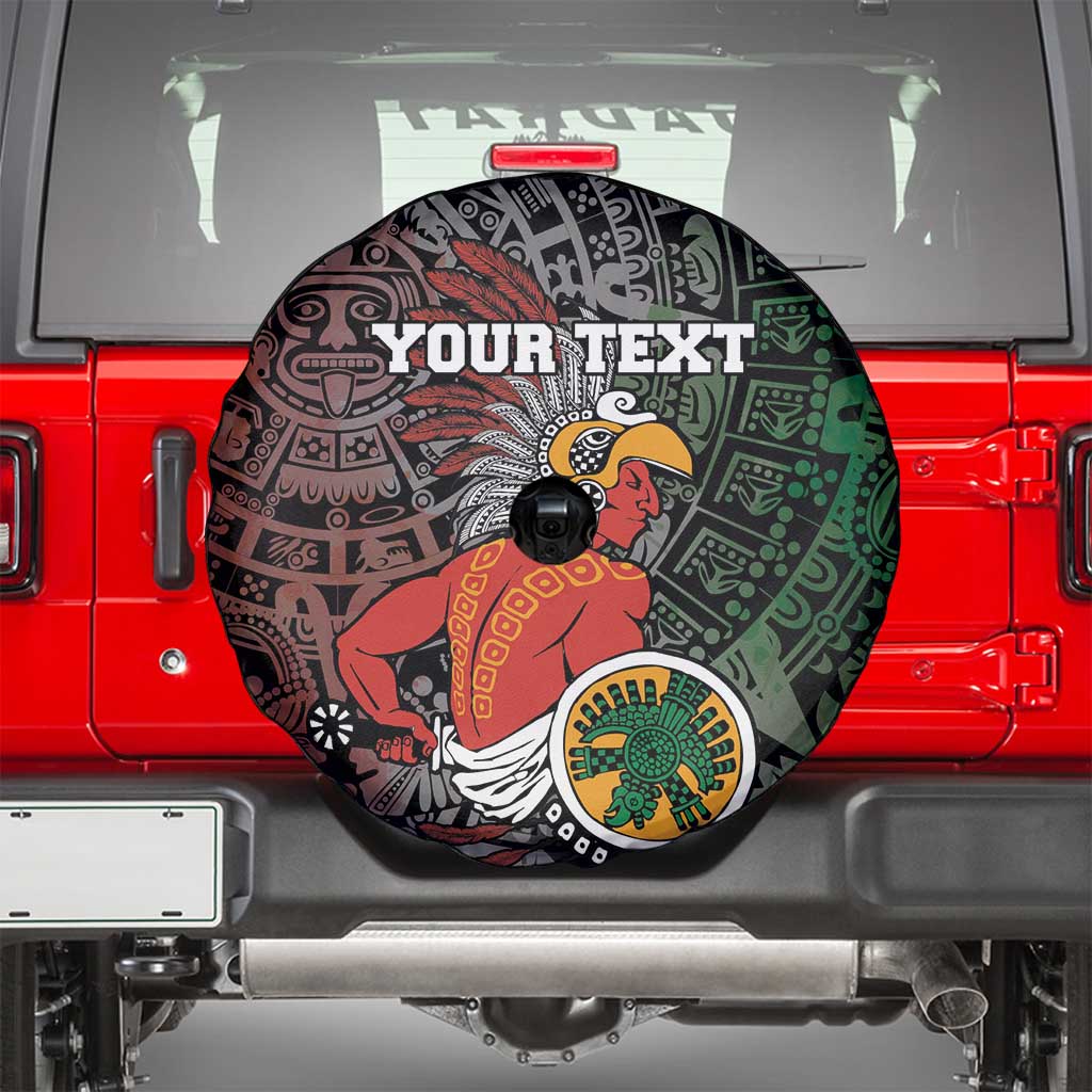 Personalized Mexican Tribal Aztec Warriors Spare Tire Cover Aztec Sun God - Wonder Print Shop