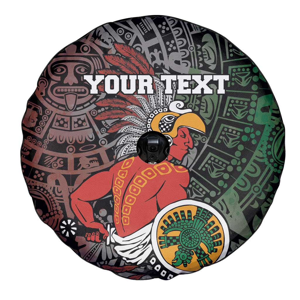 Personalized Mexican Tribal Aztec Warriors Spare Tire Cover Aztec Sun God - Wonder Print Shop