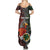 Personalized Mexican Tribal Aztec Warriors Summer Maxi Dress Aztec Sun God - Wonder Print Shop