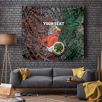 Personalized Mexican Tribal Aztec Warriors Tapestry Aztec Sun God - Wonder Print Shop