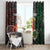 Personalized Mexican Tribal Aztec Warriors Window Curtain Aztec Sun God - Wonder Print Shop