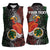 Personalized Mexican Tribal Aztec Warriors Women Sleeveless Polo Shirt Aztec Sun God - Wonder Print Shop