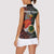 Personalized Mexican Tribal Aztec Warriors Women Sleeveless Polo Shirt Aztec Sun God - Wonder Print Shop