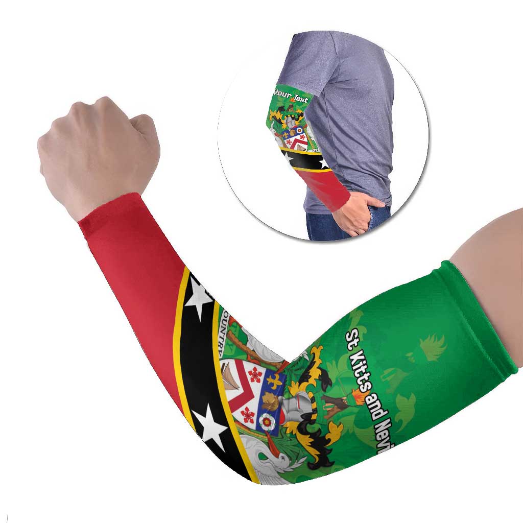 Personalized Saint Kitts And Nevis Arm Sleeves Country Above Self - Wonder Print Shop