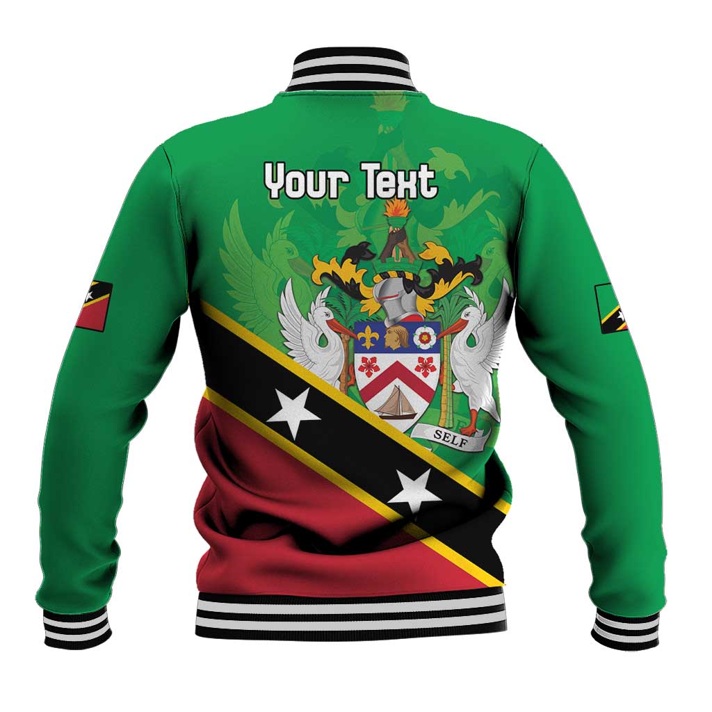 Personalized Saint Kitts And Nevis Baseball Jacket Country Above Self - Wonder Print Shop