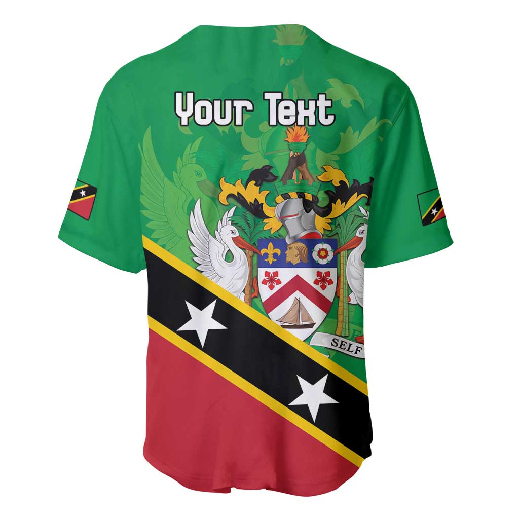 Personalized Saint Kitts And Nevis Baseball Jersey Country Above Self - Wonder Print Shop