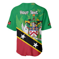 Personalized Saint Kitts And Nevis Baseball Jersey Country Above Self - Wonder Print Shop
