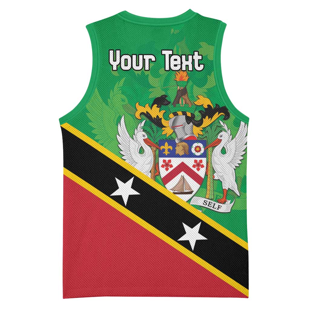 Personalized Saint Kitts And Nevis Basketball Jersey Country Above Self - Wonder Print Shop