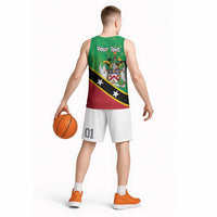 Personalized Saint Kitts And Nevis Basketball Jersey Country Above Self - Wonder Print Shop