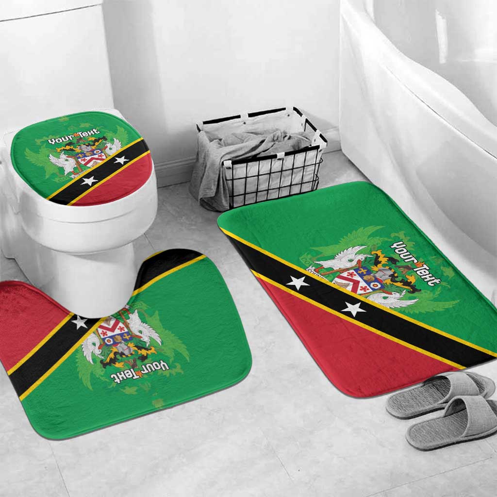 Personalized Saint Kitts And Nevis Bathroom Set Country Above Self - Wonder Print Shop