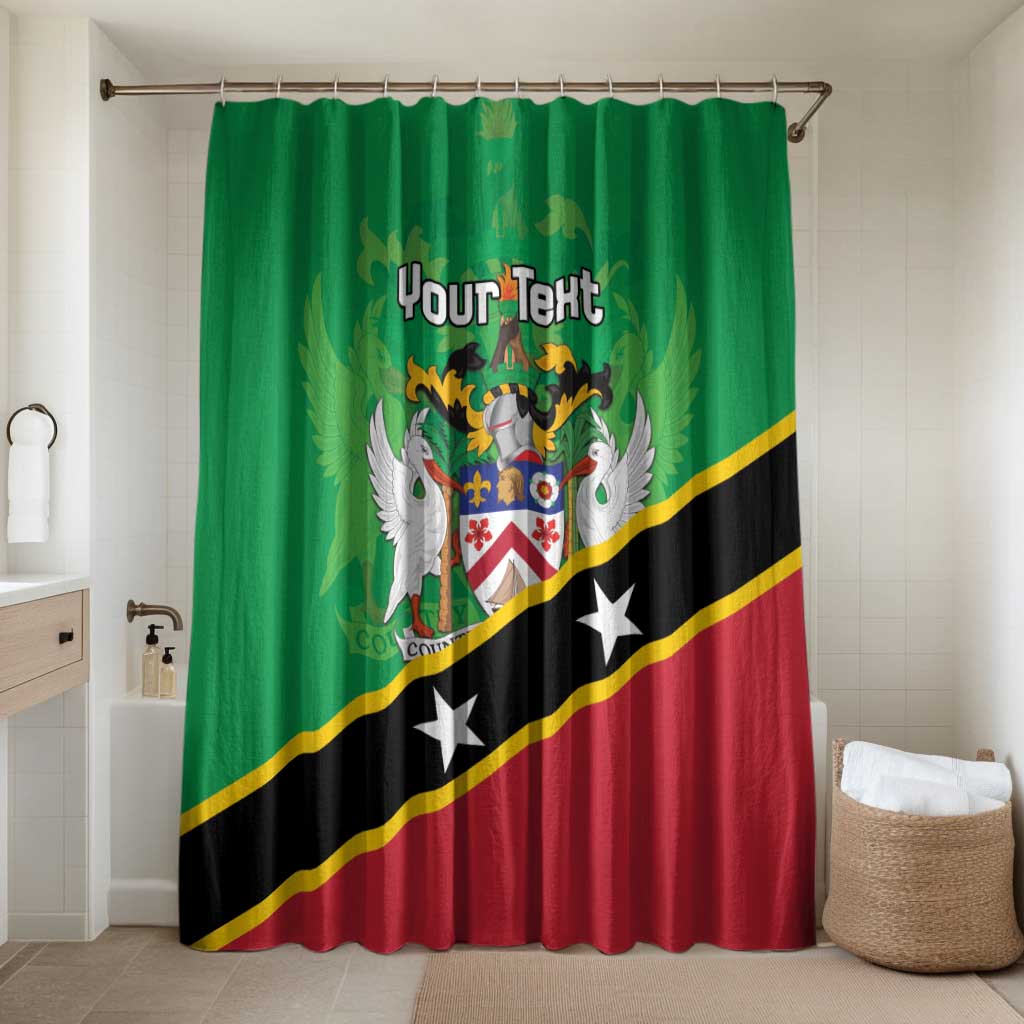 Personalized Saint Kitts And Nevis Bathroom Set Country Above Self - Wonder Print Shop