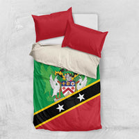 Personalized Saint Kitts And Nevis Bedding Set Country Above Self - Wonder Print Shop