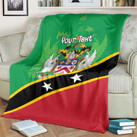 Personalized Saint Kitts And Nevis Blanket Country Above Self - Wonder Print Shop