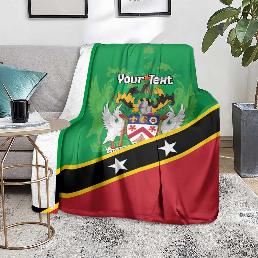 Personalized Saint Kitts And Nevis Blanket Country Above Self - Wonder Print Shop