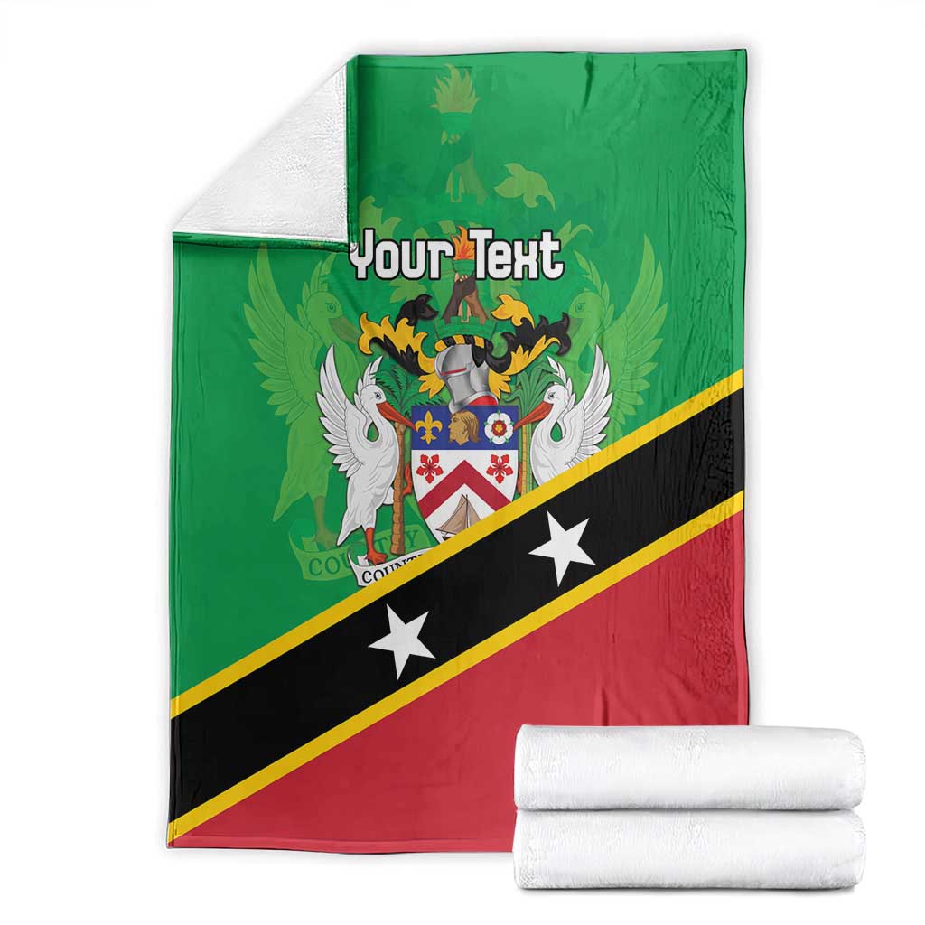 Personalized Saint Kitts And Nevis Blanket Country Above Self - Wonder Print Shop