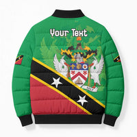 Personalized Saint Kitts And Nevis Bomber Puffer Jacket Country Above Self - Wonder Print Shop