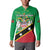 Personalized Saint Kitts And Nevis Button Sweatshirt Country Above Self - Wonder Print Shop