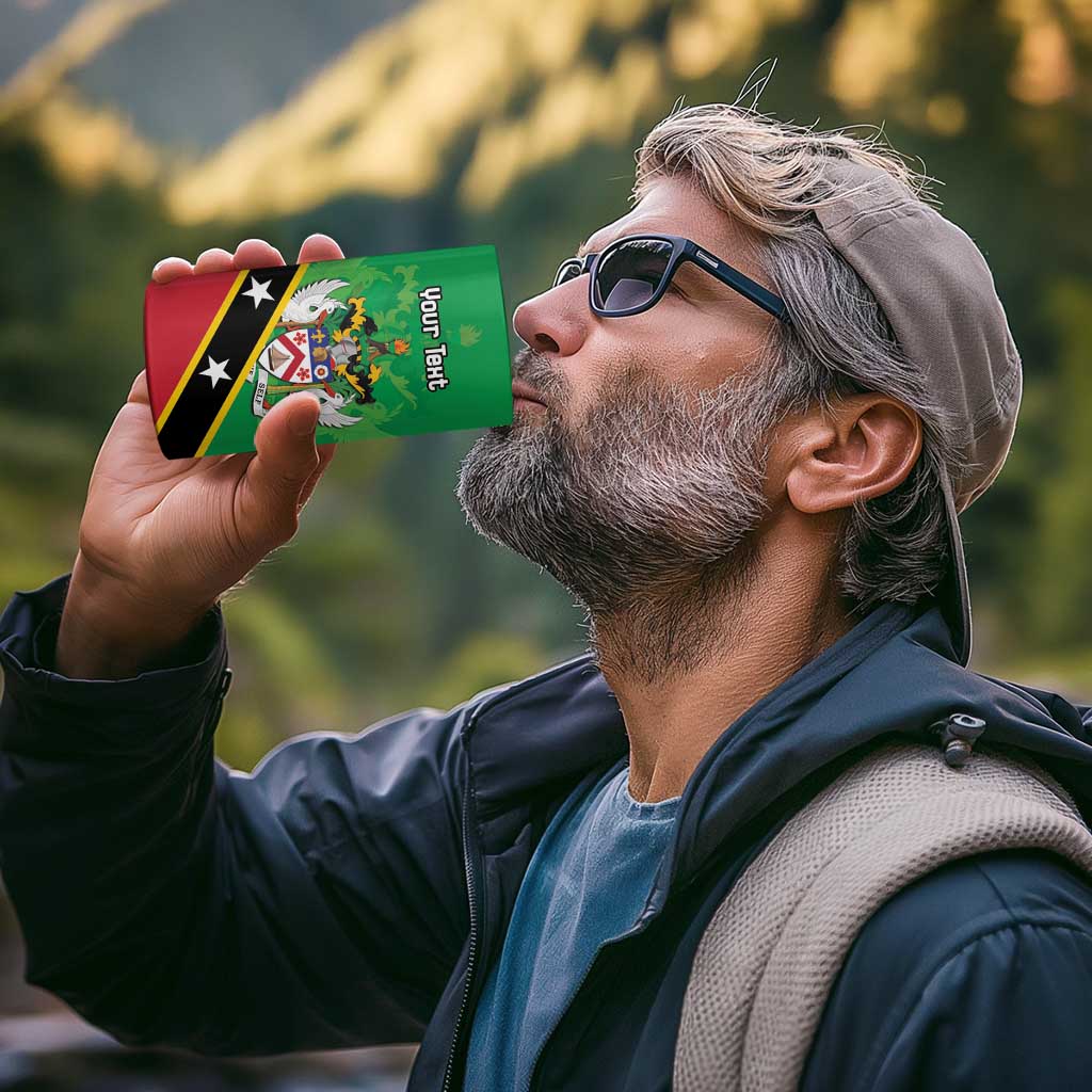 Personalized Saint Kitts And Nevis 4 in 1 Can Cooler Tumbler Country Above Self - Wonder Print Shop