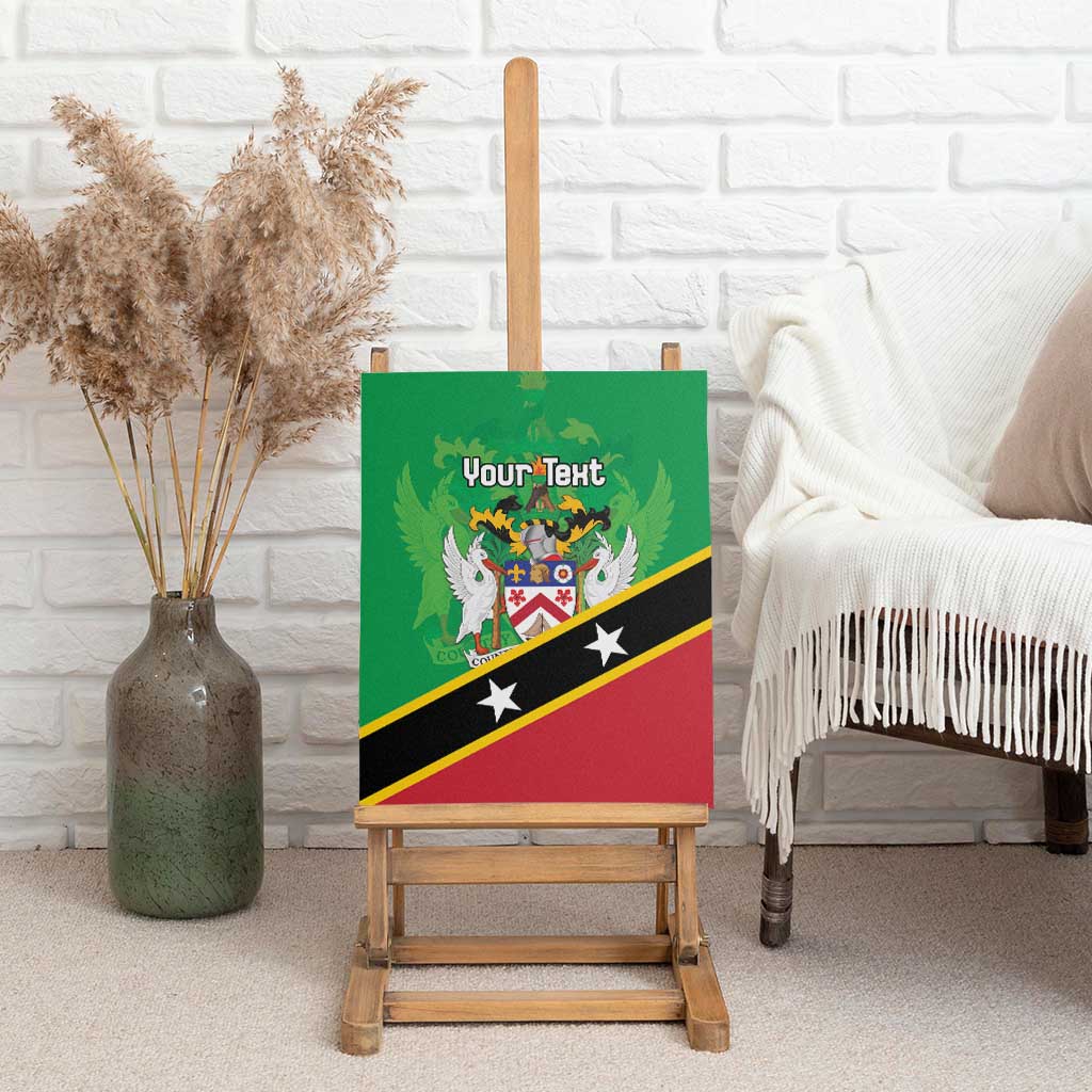 Personalized Saint Kitts And Nevis Canvas Wall Art Country Above Self - Wonder Print Shop