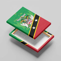 Personalized Saint Kitts And Nevis Canvas Wall Art Country Above Self - Wonder Print Shop