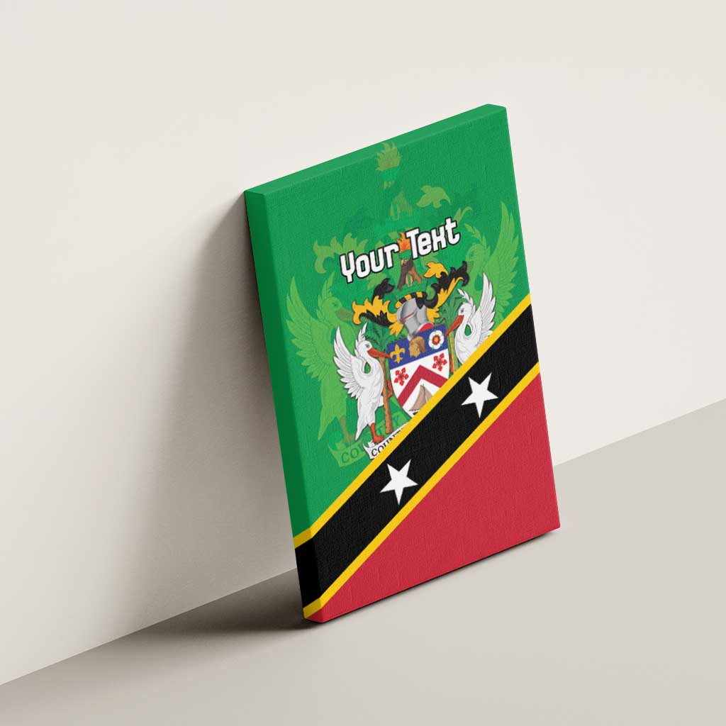 Personalized Saint Kitts And Nevis Canvas Wall Art Country Above Self - Wonder Print Shop