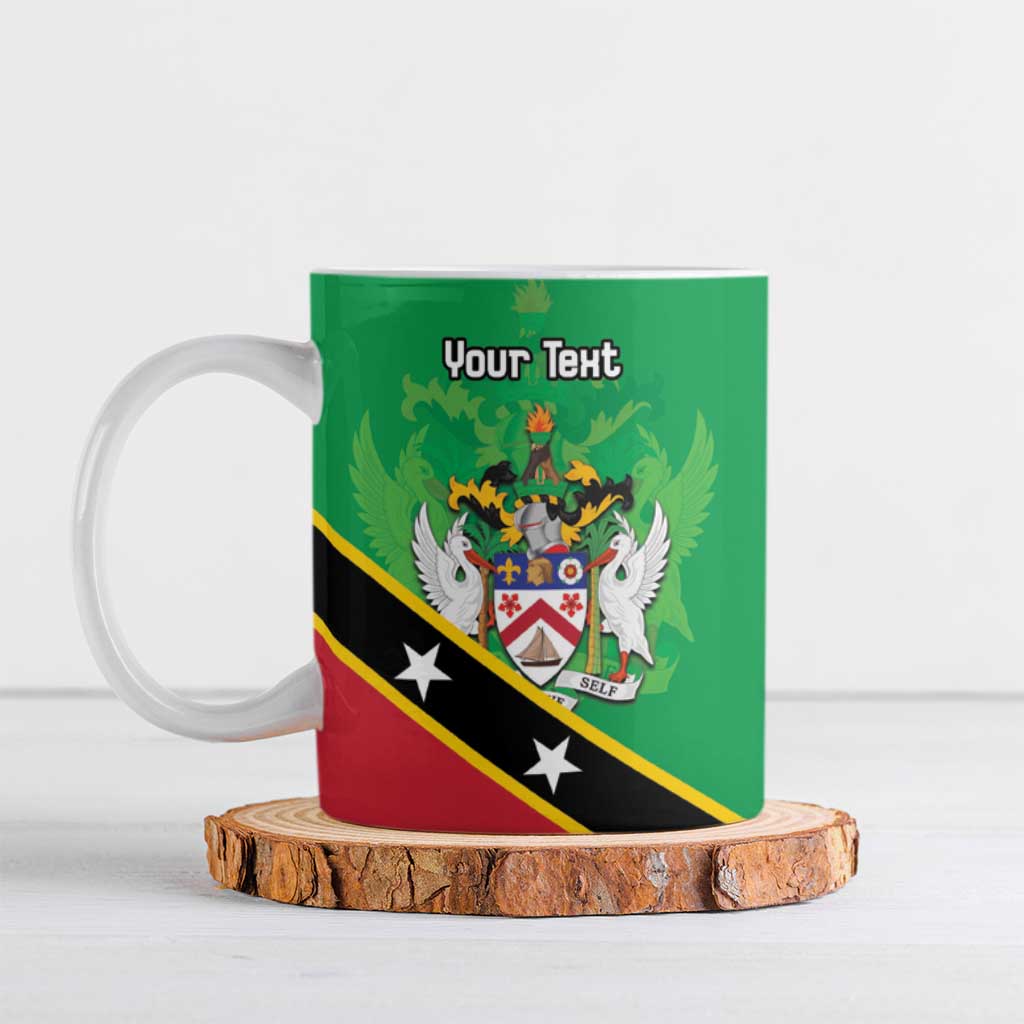 Personalized Saint Kitts And Nevis Ceramic Mug Country Above Self - Wonder Print Shop