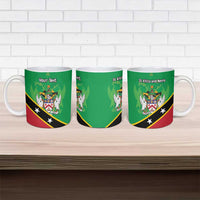 Personalized Saint Kitts And Nevis Ceramic Mug Country Above Self - Wonder Print Shop