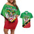 Personalized Saint Kitts And Nevis Couples Matching Off Shoulder Short Dress and Hawaiian Shirt Country Above Self - Wonder Print Shop