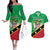 Personalized Saint Kitts And Nevis Couples Matching Off The Shoulder Long Sleeve Dress and Hawaiian Shirt Country Above Self - Wonder Print Shop
