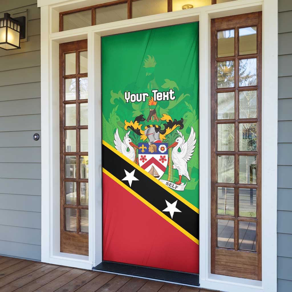 Personalized Saint Kitts And Nevis Door Cover Country Above Self - Wonder Print Shop