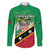Personalized Saint Kitts And Nevis Family Matching Long Sleeve Bodycon Dress and Hawaiian Shirt Country Above Self - Wonder Print Shop