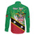 Personalized Saint Kitts And Nevis Family Matching Long Sleeve Bodycon Dress and Hawaiian Shirt Country Above Self - Wonder Print Shop