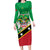 Personalized Saint Kitts And Nevis Family Matching Long Sleeve Bodycon Dress and Hawaiian Shirt Country Above Self - Wonder Print Shop
