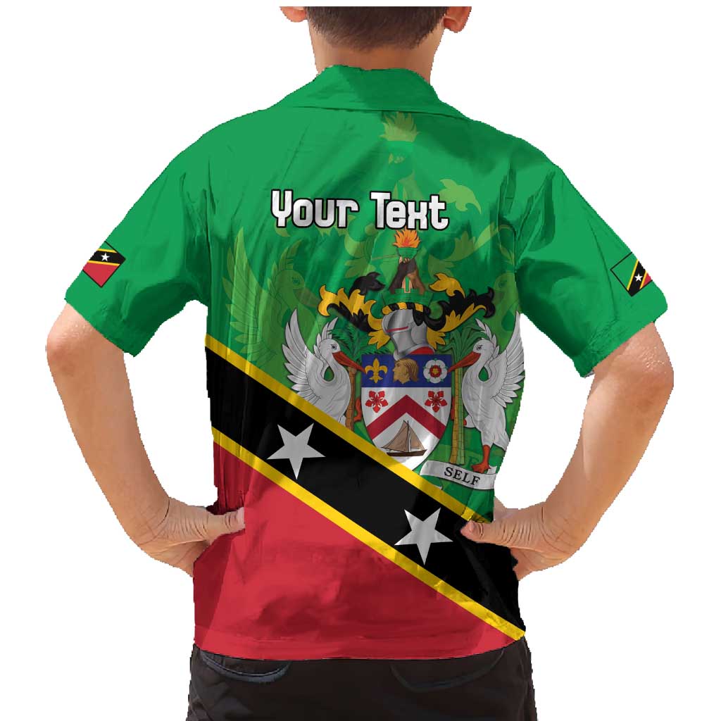 Personalized Saint Kitts And Nevis Family Matching Mermaid Dress and Hawaiian Shirt Country Above Self - Wonder Print Shop