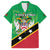 Personalized Saint Kitts And Nevis Family Matching Off The Shoulder Long Sleeve Dress and Hawaiian Shirt Country Above Self - Wonder Print Shop