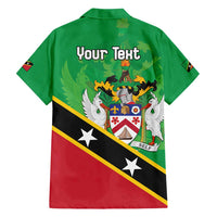 Personalized Saint Kitts And Nevis Family Matching Puletasi and Hawaiian Shirt Country Above Self - Wonder Print Shop