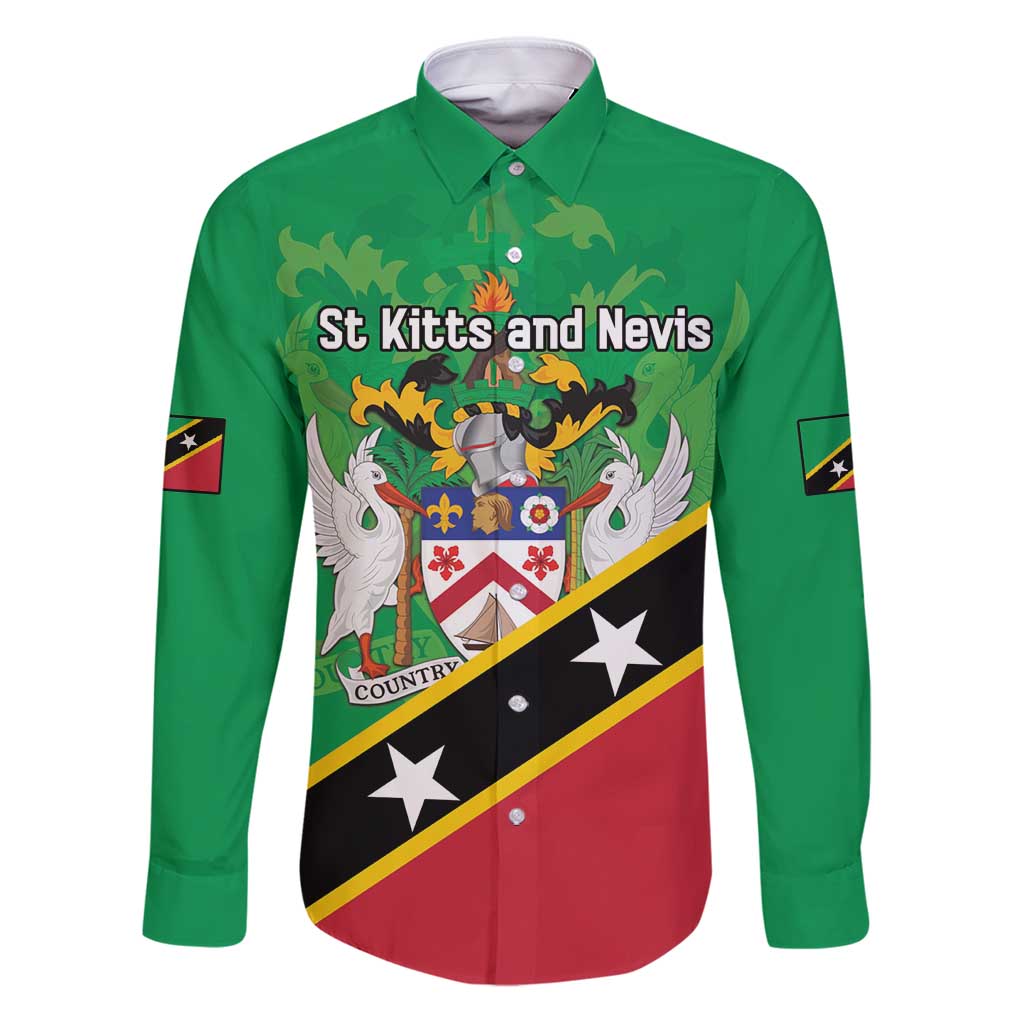 Personalized Saint Kitts And Nevis Family Matching Puletasi and Hawaiian Shirt Country Above Self - Wonder Print Shop