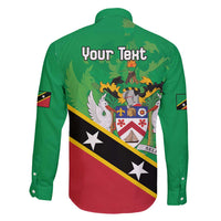Personalized Saint Kitts And Nevis Family Matching Puletasi and Hawaiian Shirt Country Above Self - Wonder Print Shop