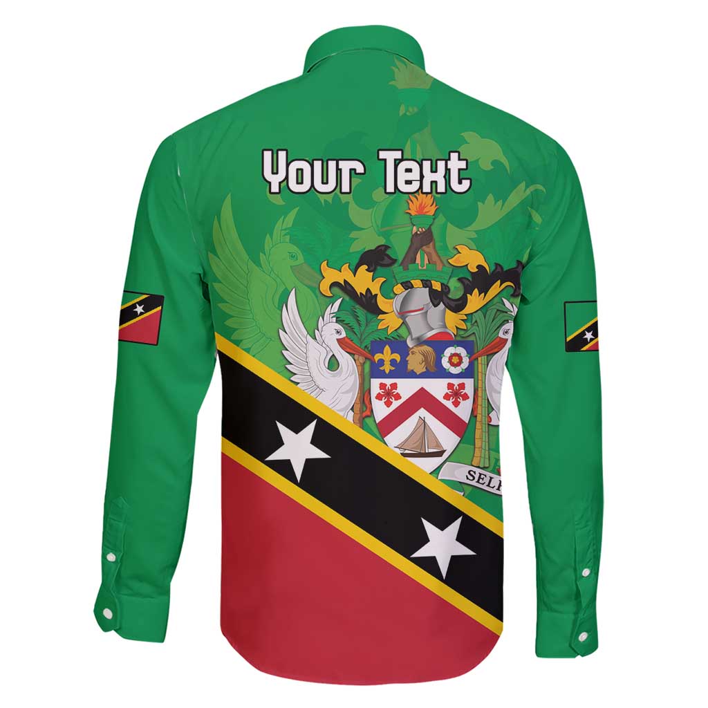 Personalized Saint Kitts And Nevis Family Matching Short Sleeve Bodycon Dress and Hawaiian Shirt Country Above Self - Wonder Print Shop