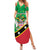 Personalized Saint Kitts And Nevis Family Matching Summer Maxi Dress and Hawaiian Shirt Country Above Self - Wonder Print Shop
