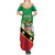 Personalized Saint Kitts And Nevis Family Matching Summer Maxi Dress and Hawaiian Shirt Country Above Self - Wonder Print Shop