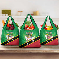 Personalized Saint Kitts And Nevis Grocery Bag Country Above Self - Wonder Print Shop