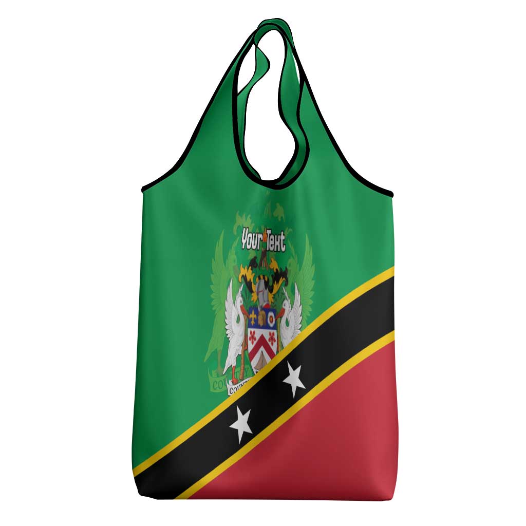 Personalized Saint Kitts And Nevis Grocery Bag Country Above Self - Wonder Print Shop