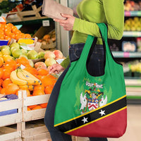 Personalized Saint Kitts And Nevis Grocery Bag Country Above Self - Wonder Print Shop
