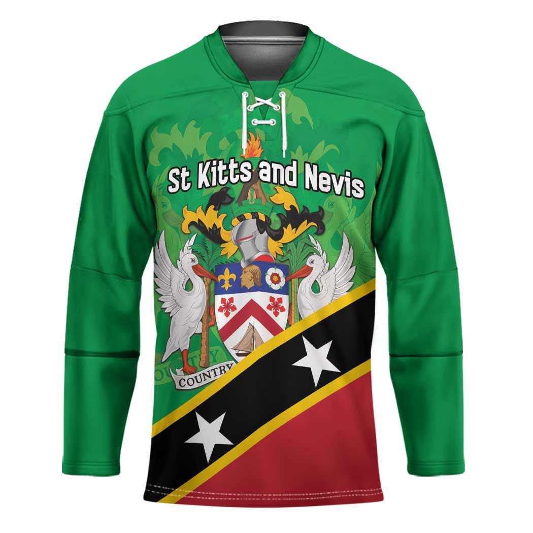 Personalized Saint Kitts And Nevis Hockey Jersey Country Above Self - Wonder Print Shop