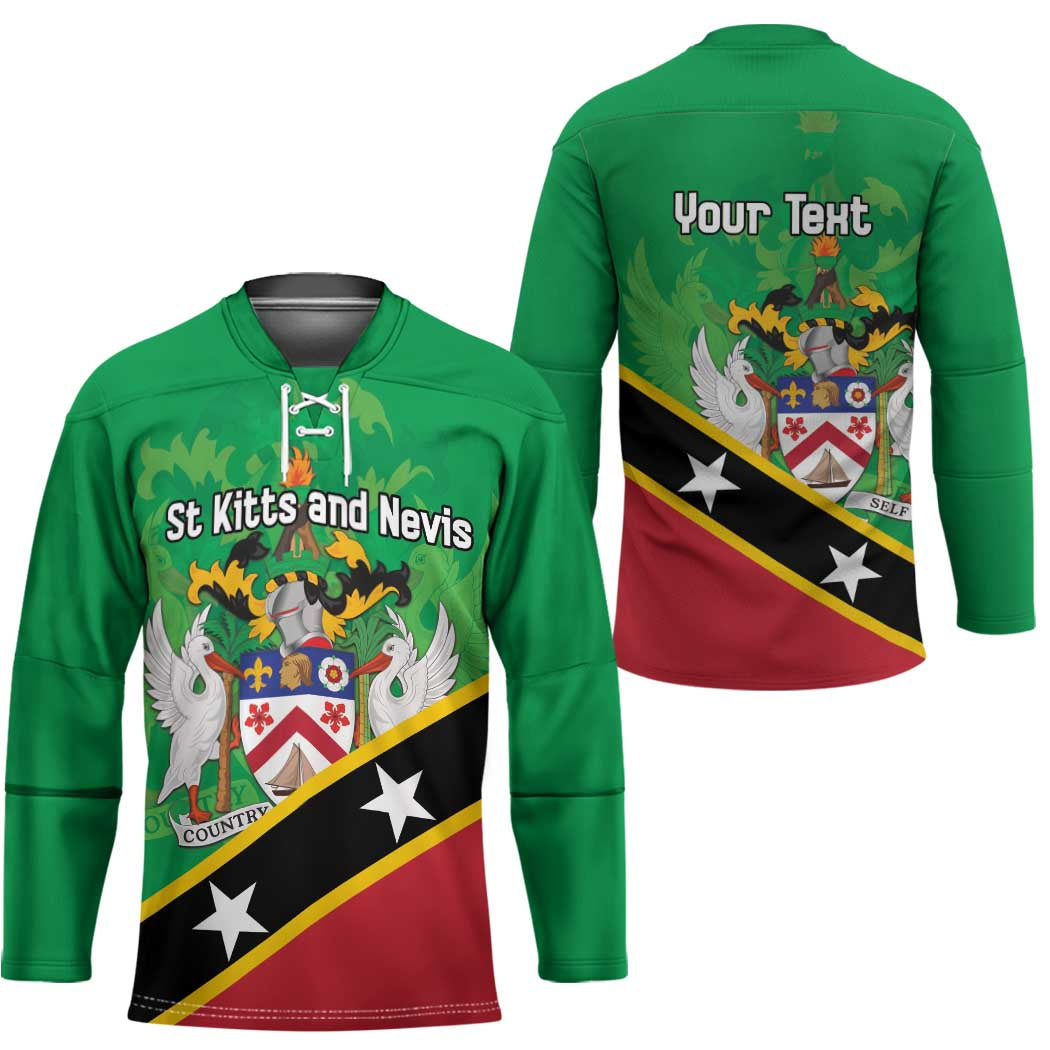 Personalized Saint Kitts And Nevis Hockey Jersey Country Above Self - Wonder Print Shop