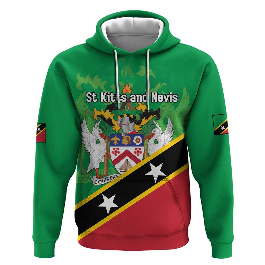 Personalized Saint Kitts And Nevis Hoodie Country Above Self - Wonder Print Shop