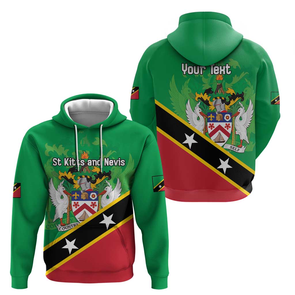Personalized Saint Kitts And Nevis Hoodie Country Above Self - Wonder Print Shop