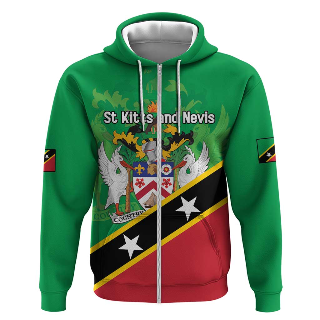 Personalized Saint Kitts And Nevis Hoodie Country Above Self - Wonder Print Shop