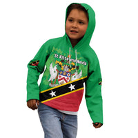 Personalized Saint Kitts And Nevis Kid Hoodie Country Above Self - Wonder Print Shop